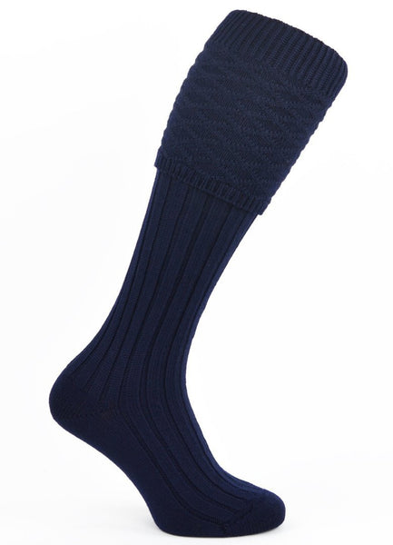 Strone Kilt Hose - Navy Blue