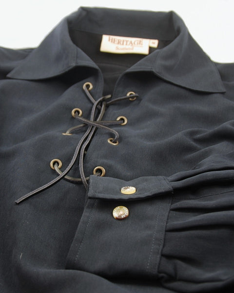 Luxury Jacobite Ghillie Shirt - Navy