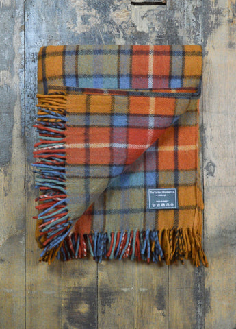 Recycled Wool Blanket in Buchanan Antique Tartan