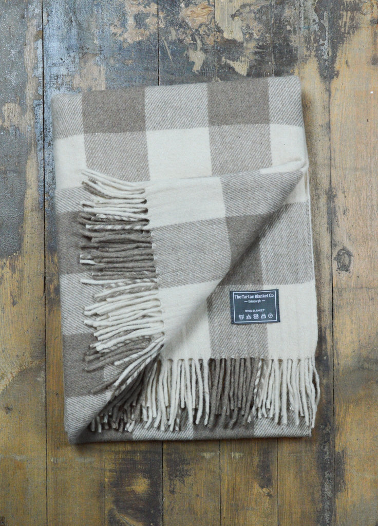 Recycled Wool Blanket in Jacob Tartan