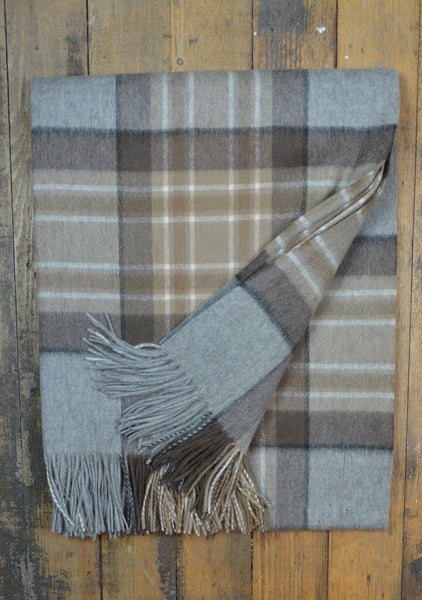 Cashmere Blanket in Mackellar Tartan