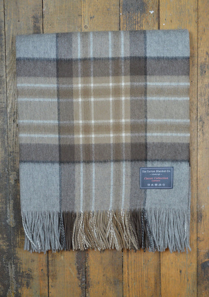 Cashmere Blanket in Mackellar Tartan