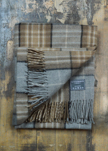 Recycled Wool Blanket in Mackellar Tartan