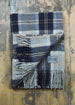 Recycled Wool Blanket in Bannockbane Silver Tartan