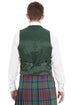 Luxury Tweed Argyll Waistcoat - Back