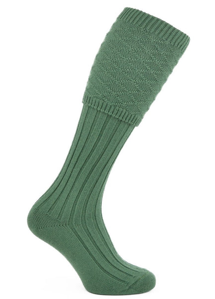 Strone Kilt Hose - Lovat Green