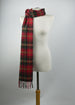 Lambswool Scarf in Dark Maple Tartan