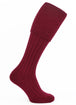 Glenbeg Kilt Hose - Burgundy