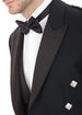 Standard Black Prince Charlie Jacket & Vest - Jacket Collar