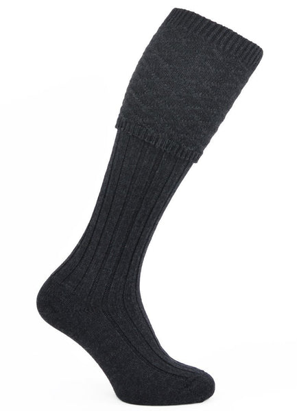 Strone Kilt Hose - Charcoal