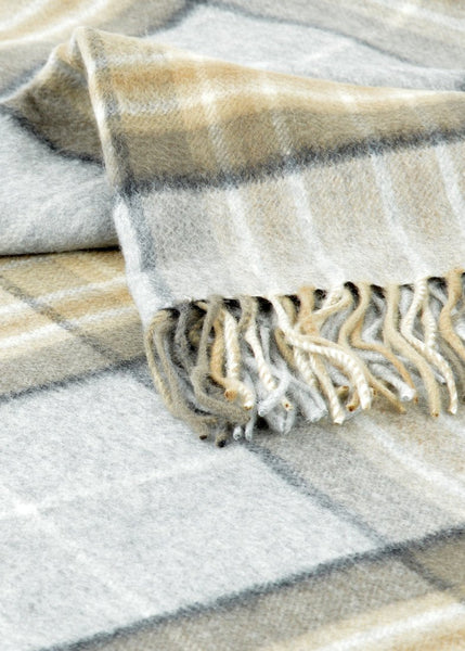 Classic Cashmere Blanket in Mackellar Antique Tartan