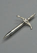 Luxury Scottish Silver Sword Kilt Pin