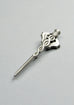 Basic Pewter Thistle Design Kilt Pin