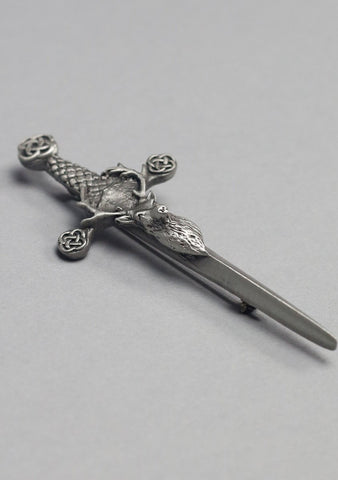 Basic Pewter Stag Kilt Pin