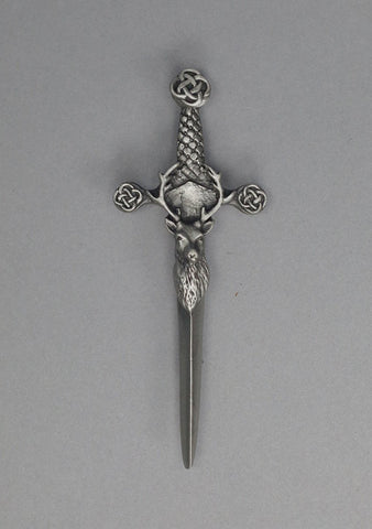Basic Pewter Stag Kilt Pin