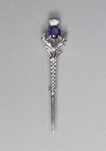 Standard Scottish Stone Thistle Kilt Pin