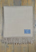 Scottish Lambswool Blanket in Plain Malt