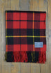 Scottish Lambswool Blanket in Wallace Tartan