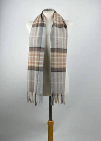 Lambswool Scarf in Mackellar Tartan