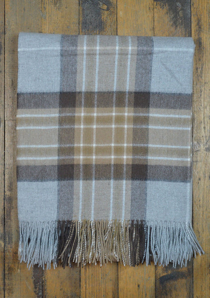 Lambswool Blanket in Mackellar Tartan