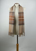 Lambswool Scarf in Stewart Natural Tartan