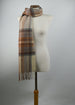 Lambswool Scarf in Stewart Natural Tartan