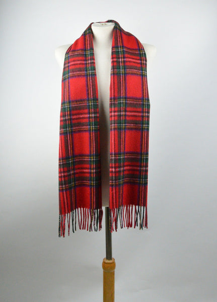 Lambswool Scarf in Stewart Royal Tartan