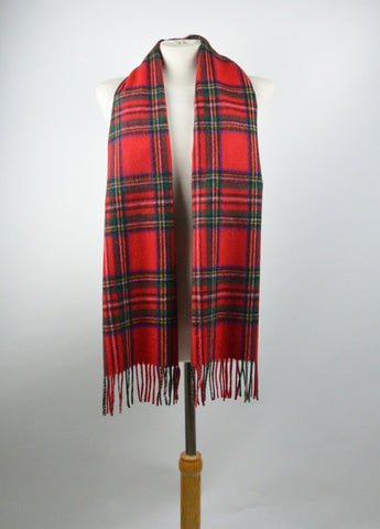 Lambswool Scarf in Stewart Royal Tartan