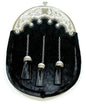 Black Teardrop Design Full Dress Sporran