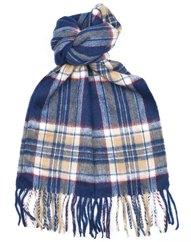 Stewart Navy Modern Tartan Scarf