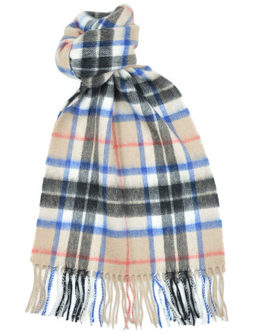Thomson Camel Tartan Scarf
