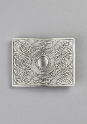 Celtic Knot Design Pewter Belt Buckle