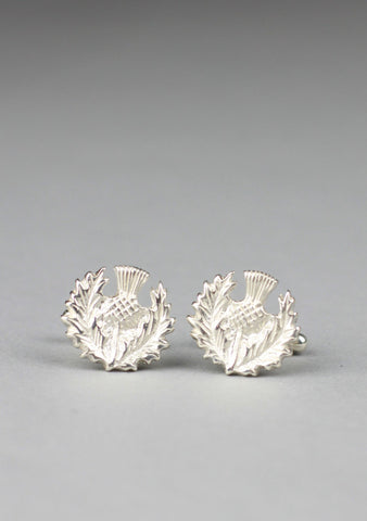 Silver Thistle Cufflinks