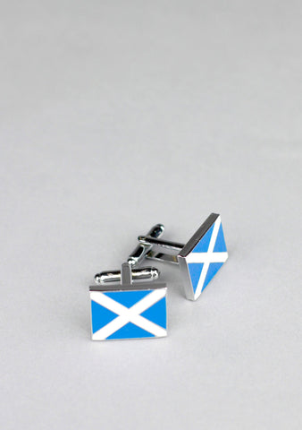 Scottish Saltire Design Cufflinks