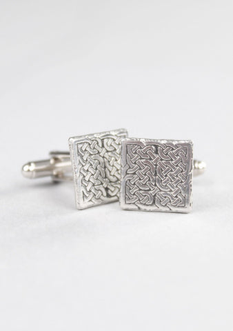 Square Celtic Design Cufflinks