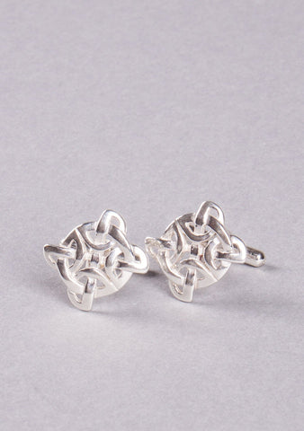 Celtic Knot Silver Cufflinks