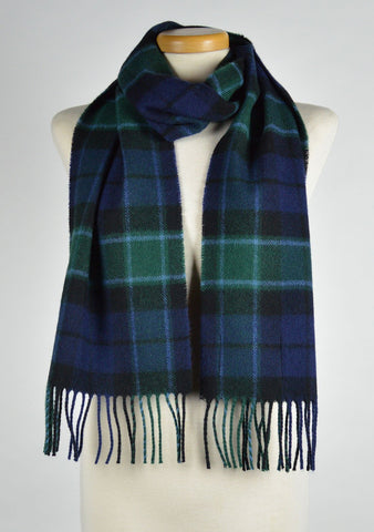Scottish Lambswool Scarf in Graham of Menteith Tartan