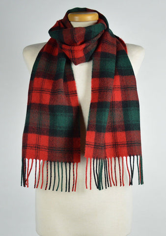 Scottish Lambswool Scarf in Kerr Modern Tartan