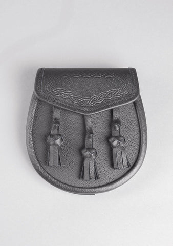 Celtic Knot Embossed Leather Sporran