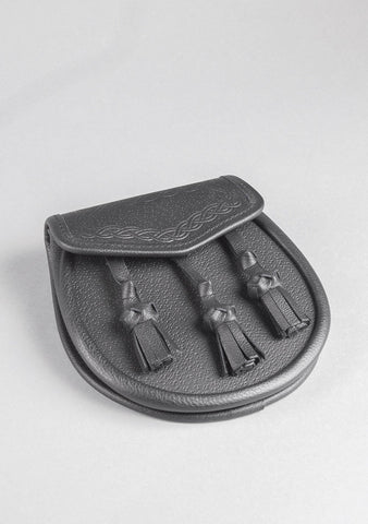 Celtic Knot Embossed Leather Sporran