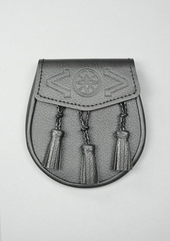 Celtic Embossed Leather Sporran