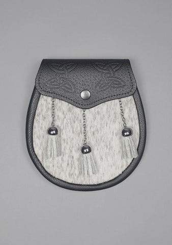 Celtic Design Bovine Semi Dress Sporran