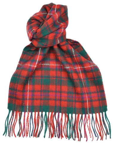 MacKinnon Red Modern Tartan Scarf