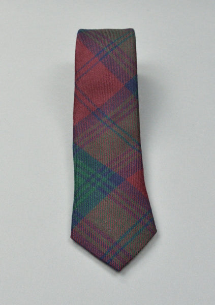Slim Fit Tartan Neck Tie