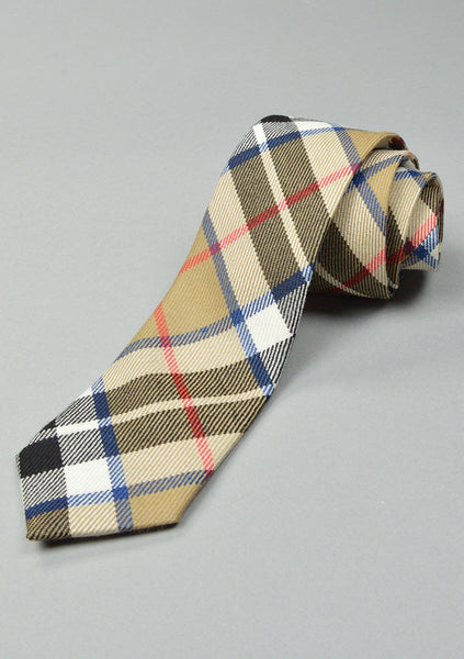 Slim Fit Tartan Neck Tie