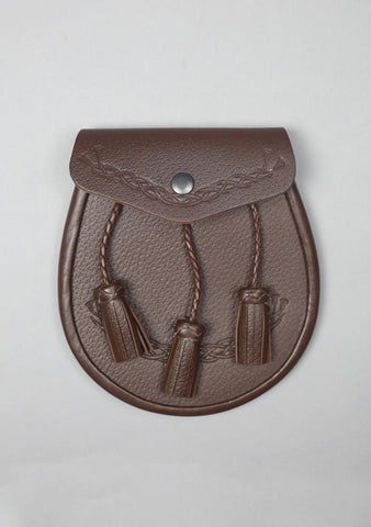 Celtic Classic Leather Sporran